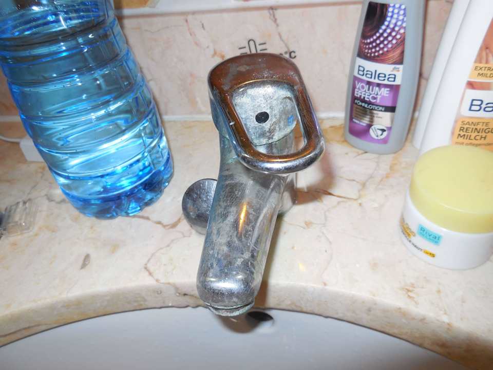 Verkalkter Wasserkrahn Iberostar Origin Playa Alameda