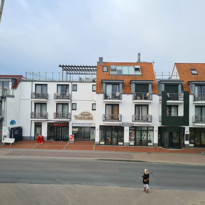 Außenansicht Vier Jahreszeiten Bensersiel