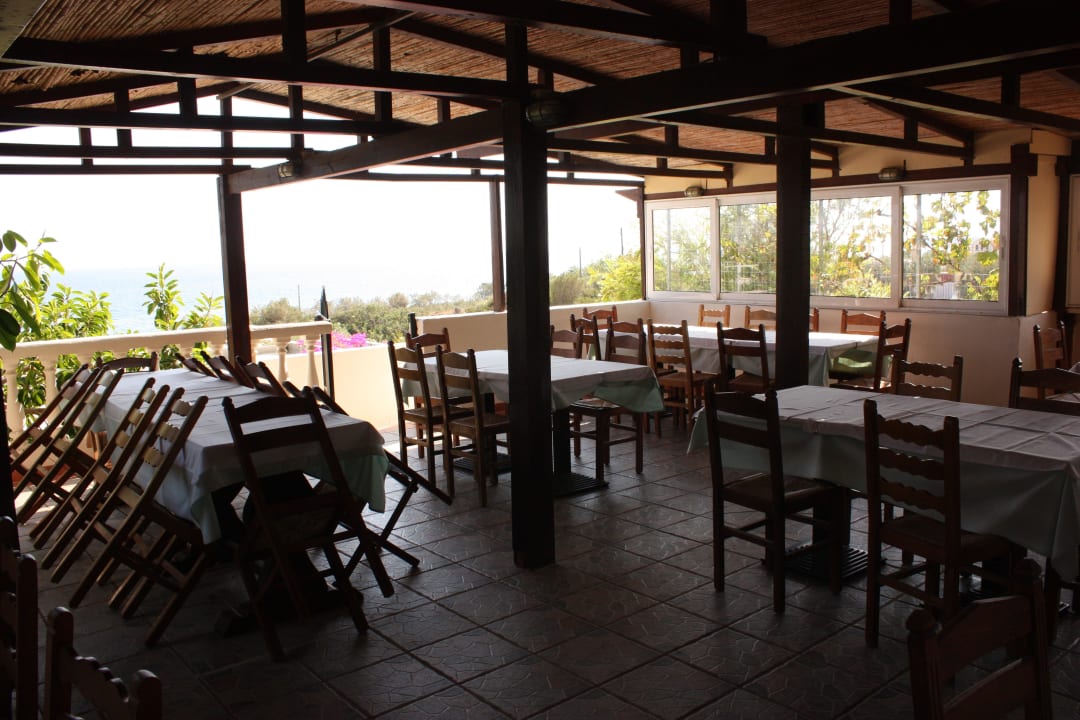 Frühstücksterrasse Coriva Beach Hotel & Bungalows