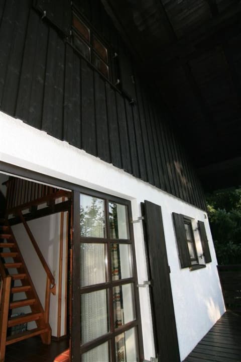 Terrasse Waldferiendorf Regen