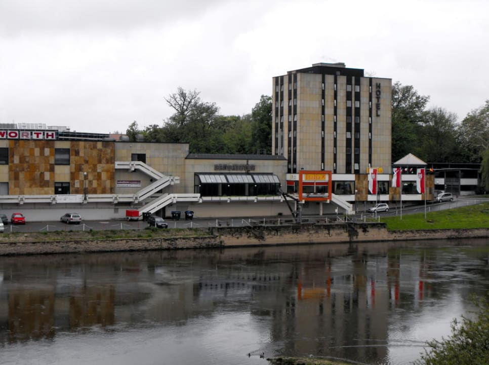 Blick von der Weserbrücke Hotel Brückentor