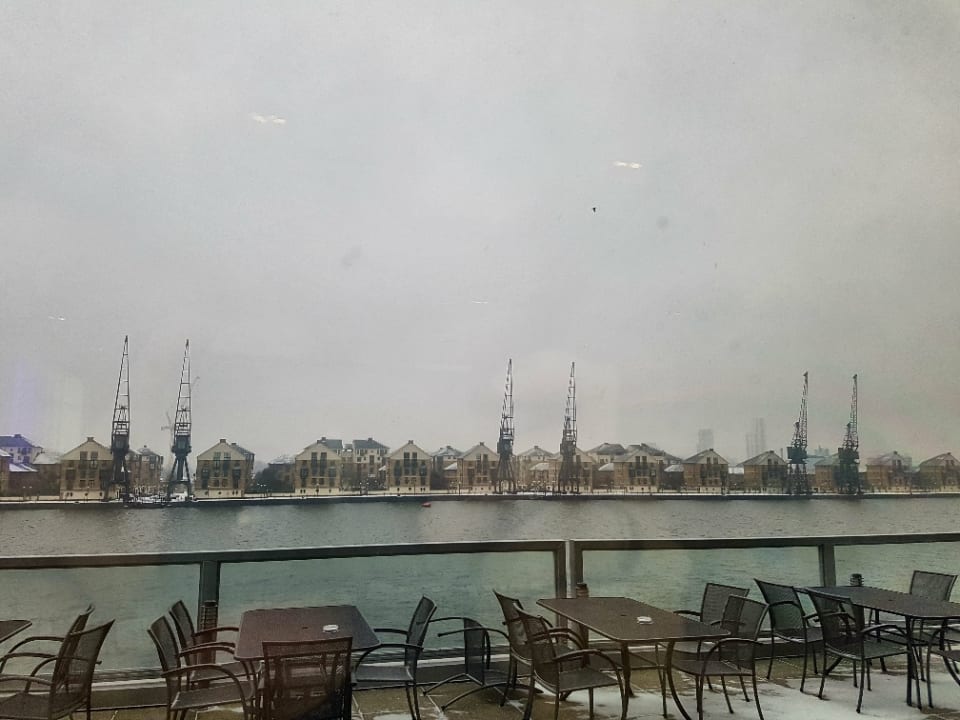 Aussicht aus Restaurant EG Hotel Novotel London Excel