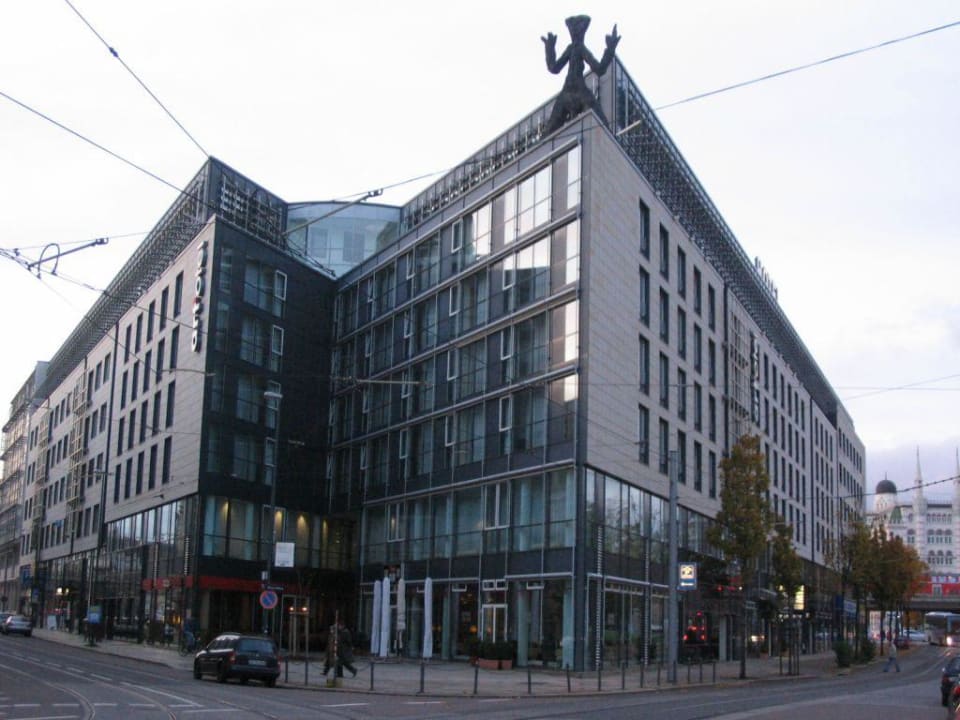Artotel  von außen Penck Hotel Dresden