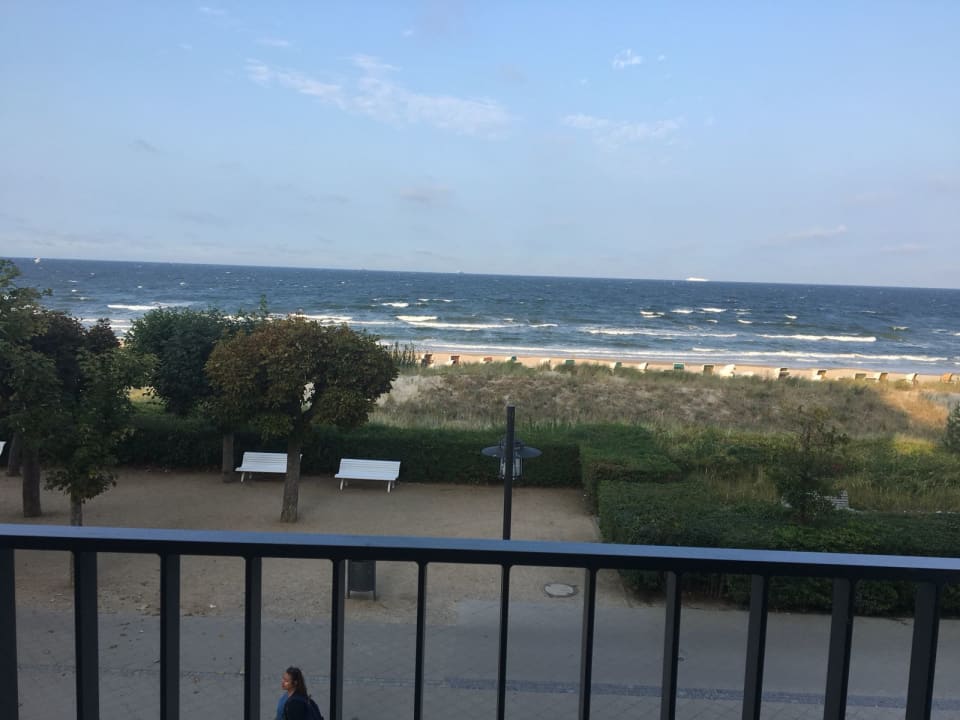 Ausblick SEETELHOTEL Kaiserstrand Beachhotel