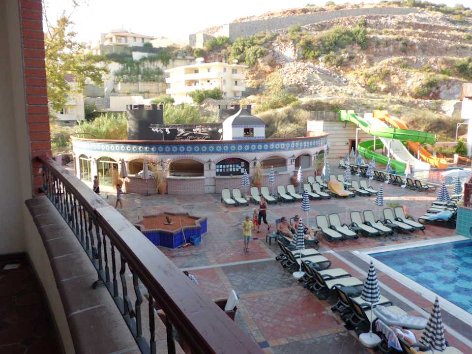 Ansicht vom Gemeinschaftsbalkon NoxInn Club