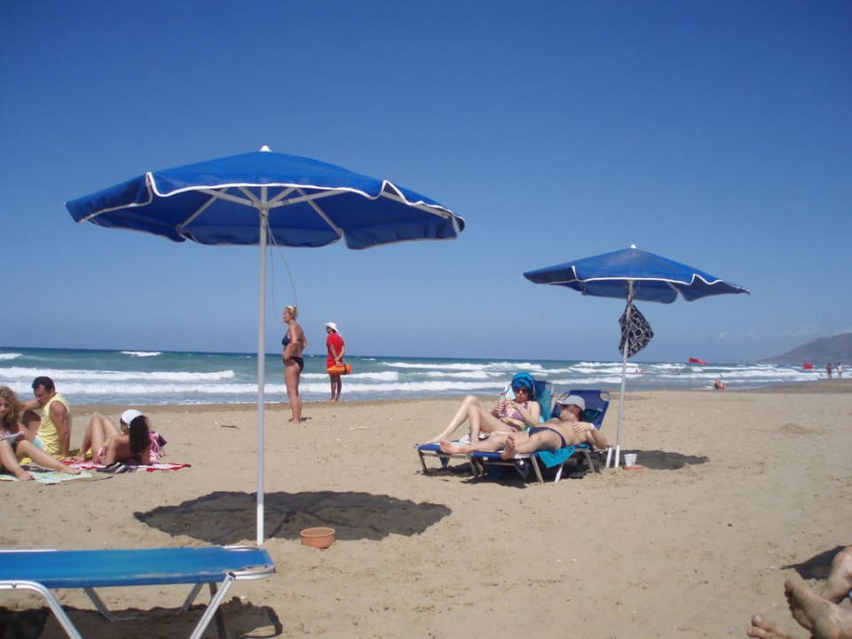 Am Strand( immer genügend Liegen vorhanden) Delfina Tropic Beach