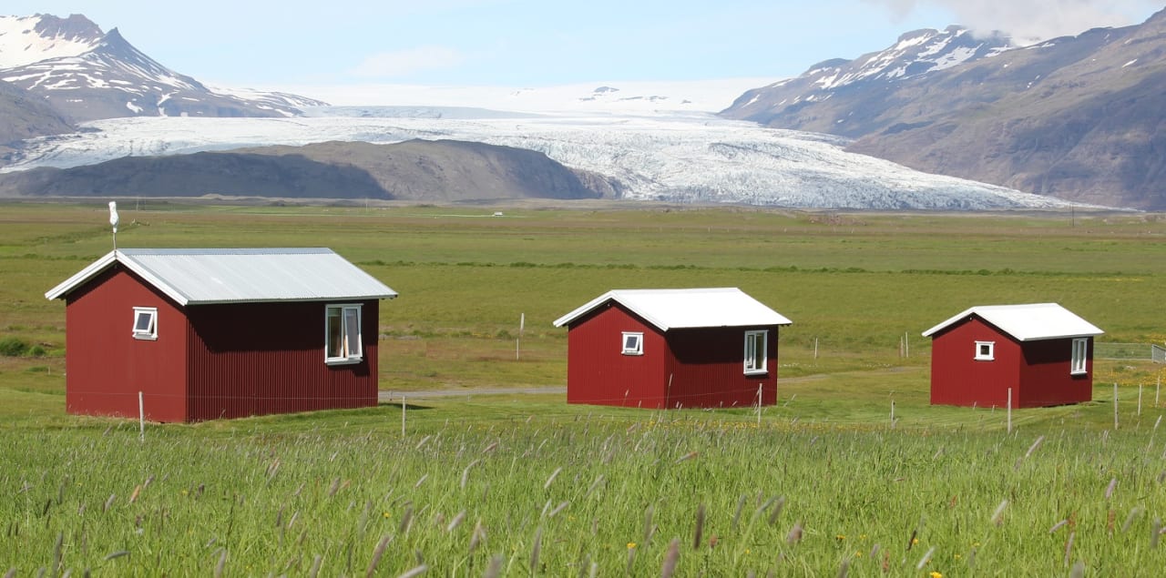 Außenansicht Lambhus Cabins