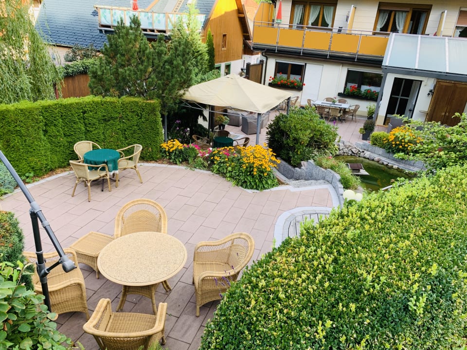 Gartenanlage Hotel Pension Obergfell