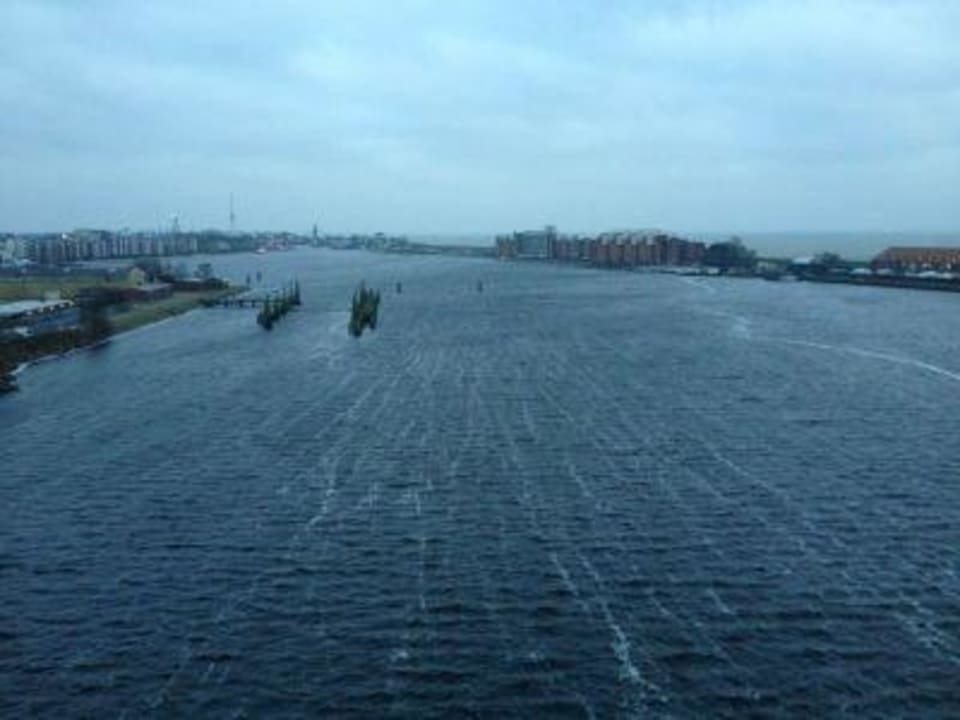 Tolle Aussicht 12/2012 ATLANTIC Hotel Wilhelmshaven