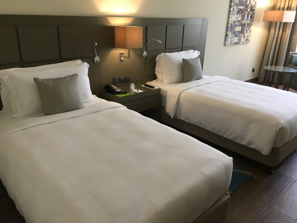 Normales Doppelzimmer ohne Balkon mit zwei getrennten Betten The Cove Rotana Resort