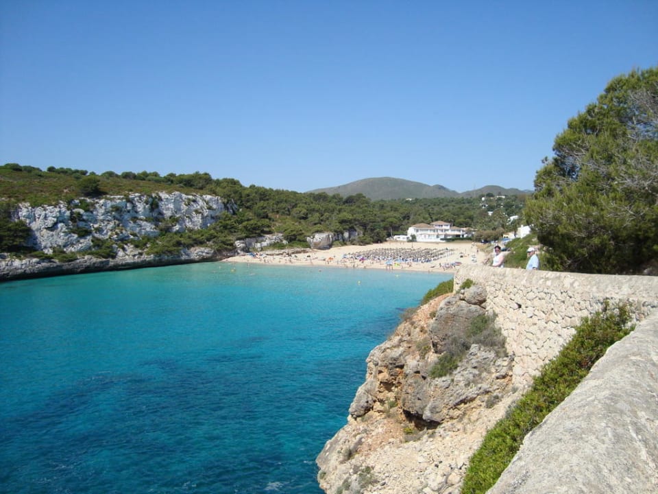 Richtung Strand blau punta reina