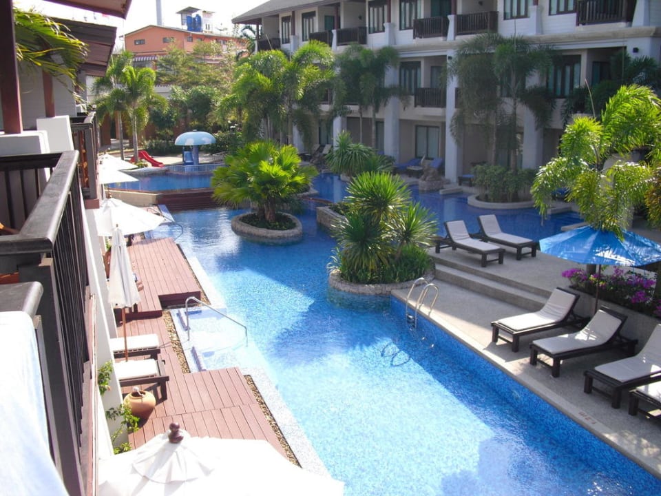 Blick von unserem Balkon La Flora Khao Lak