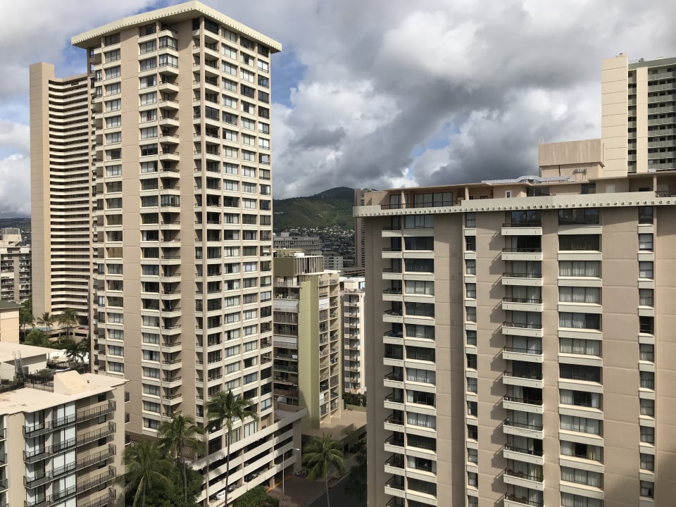 Ausblick Hotel Courtyard Waikiki Beach