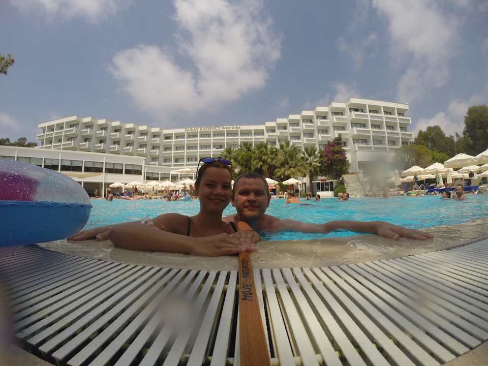 In pool with my dad Asteria Collection Side