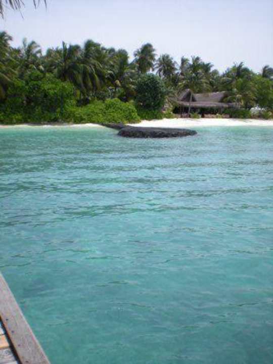Blick vom Steg Kuramathi Maldives