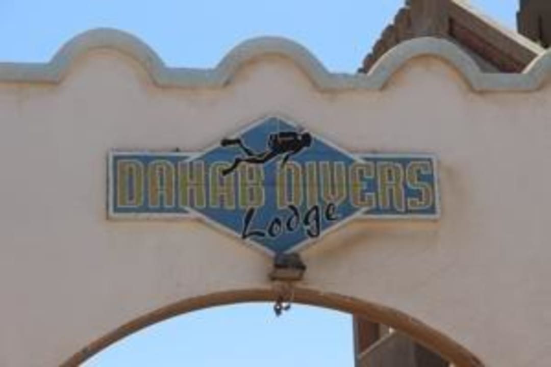 Outside Hotel Dahab Divers Lodge