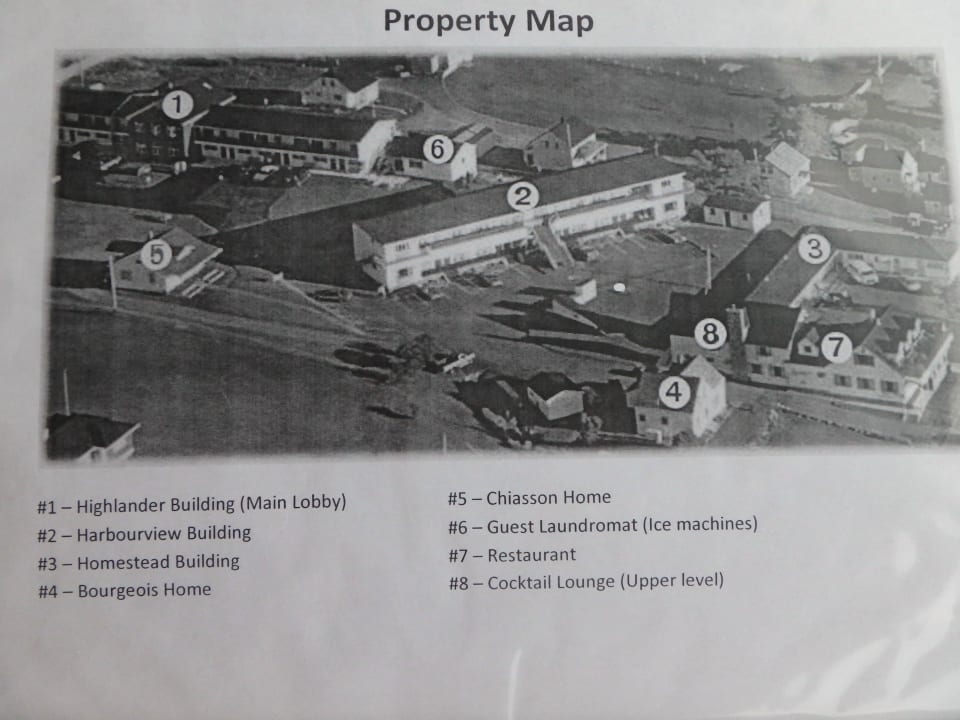 Lageplan des Hotels Laurie's Motor Inn