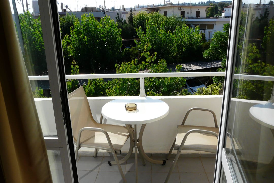 Blick zum Balkon Hotel Kathrin Beach