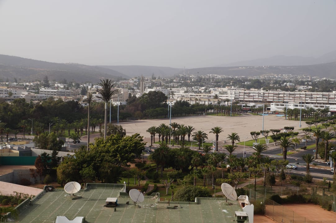 Blick vom Zimmer Anezi Tower Hotel