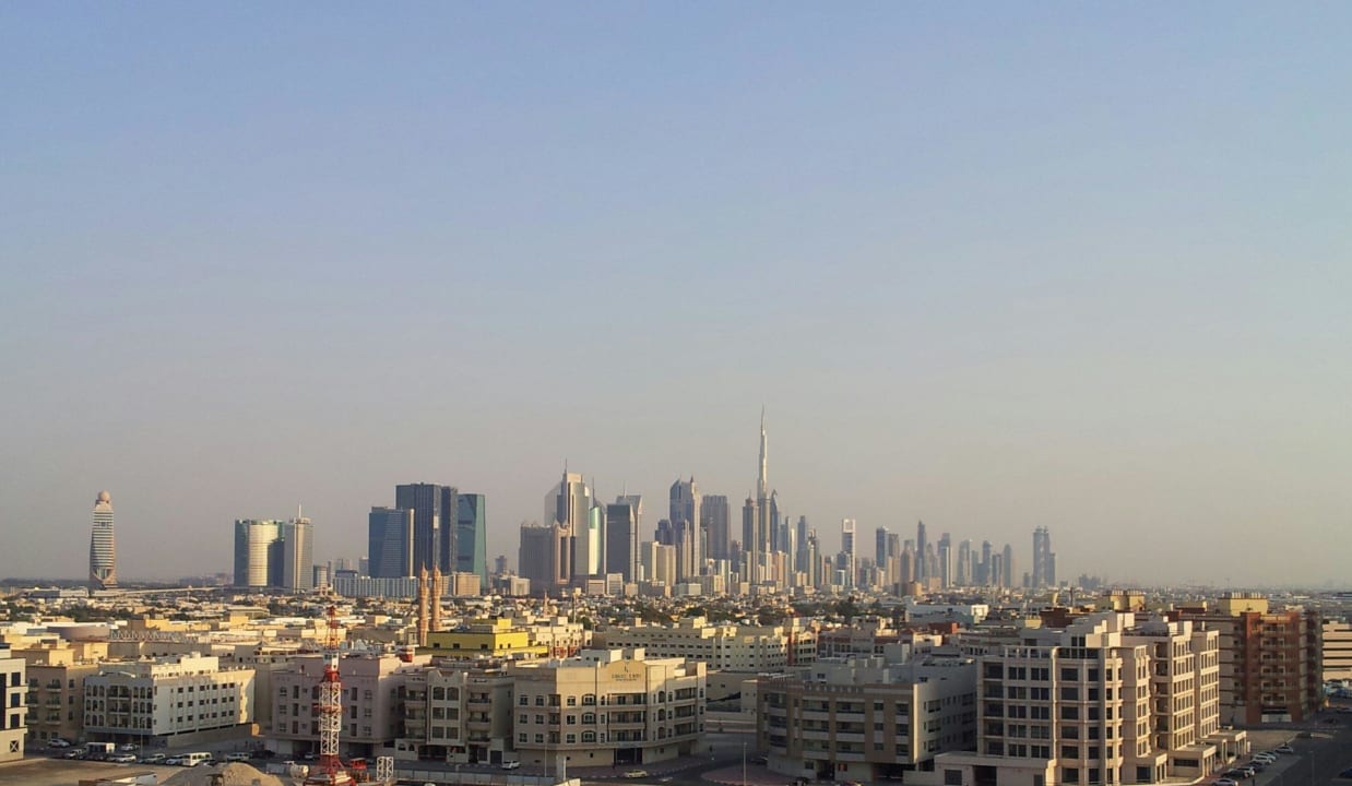 Ausblick vom Pool The Canvas Hotel Dubai MGallery By Sofitel