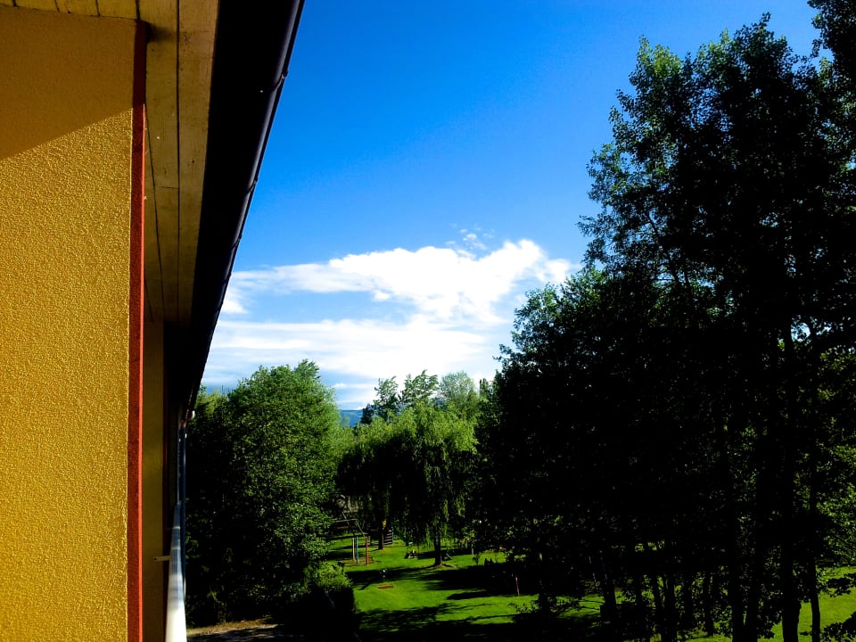 Vom Balkon aufgenommen Pension Kathi