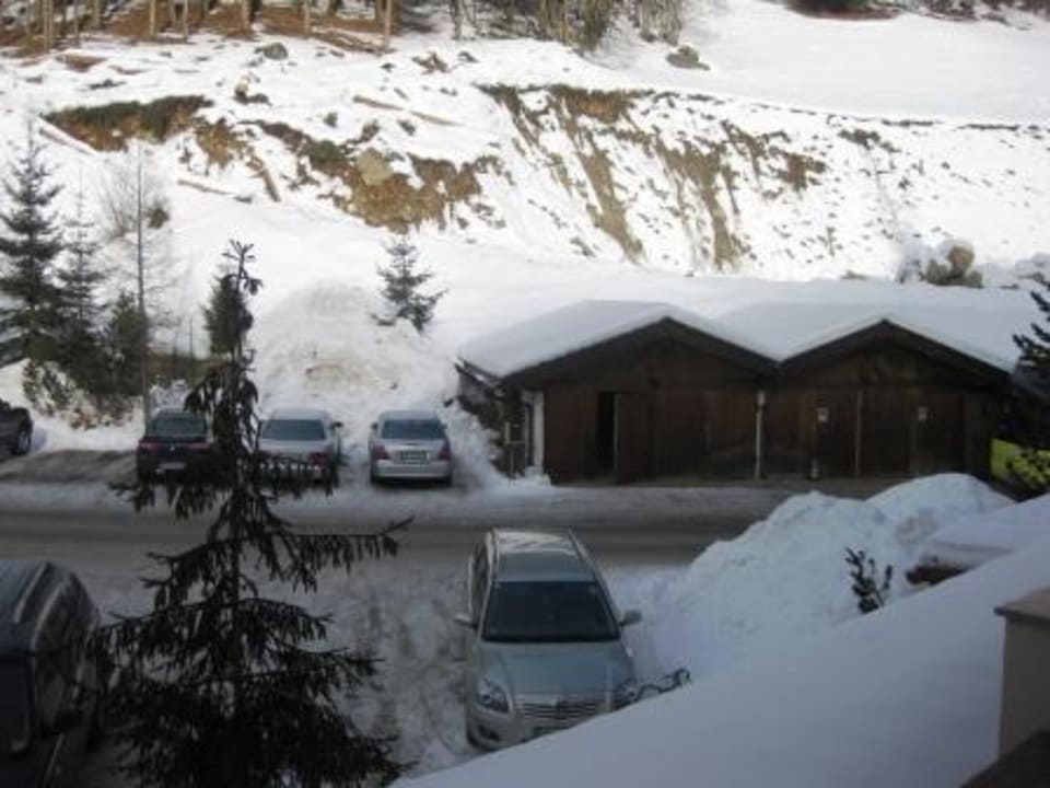 Blick aus dem Zimmer Alphotel Tyrol