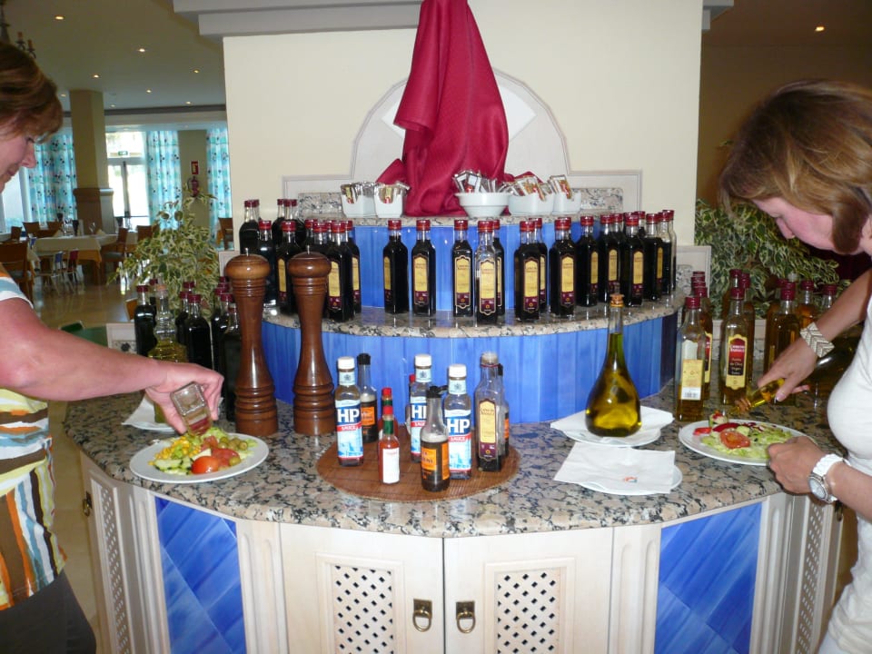 Man konnte sich das Dressing selbst zusammenstelle Valentin Sancti Petri