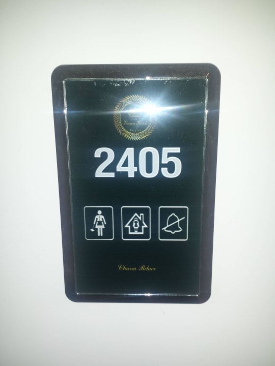 Zimmernummer mit Kontrolleuchten Well Palace Side