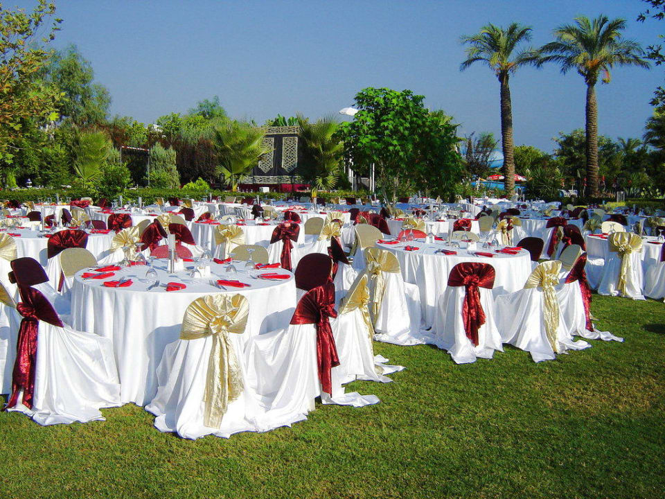 Büffet Außenbereich Trendy Aspendos Beach Hotel