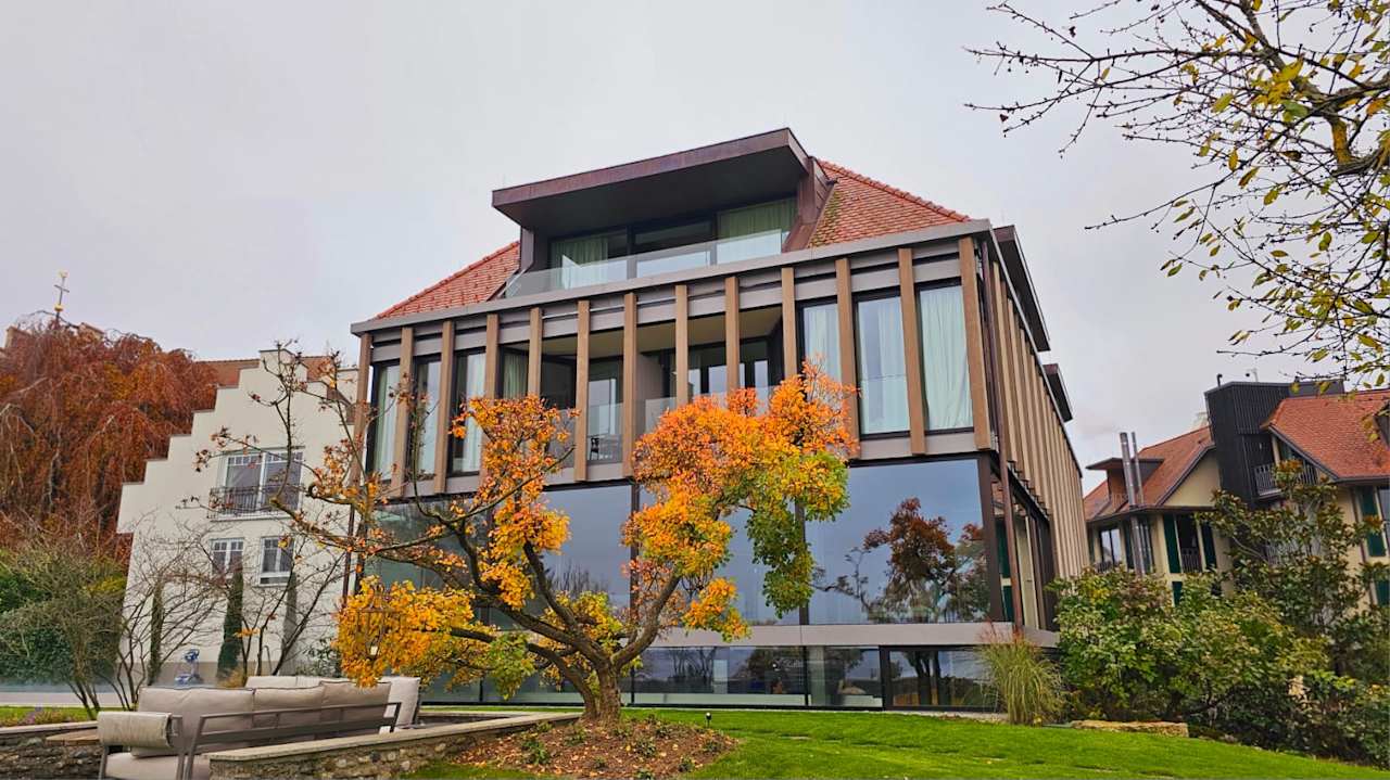 Außenansicht Hotel Hirschen Horn | Refugium am See