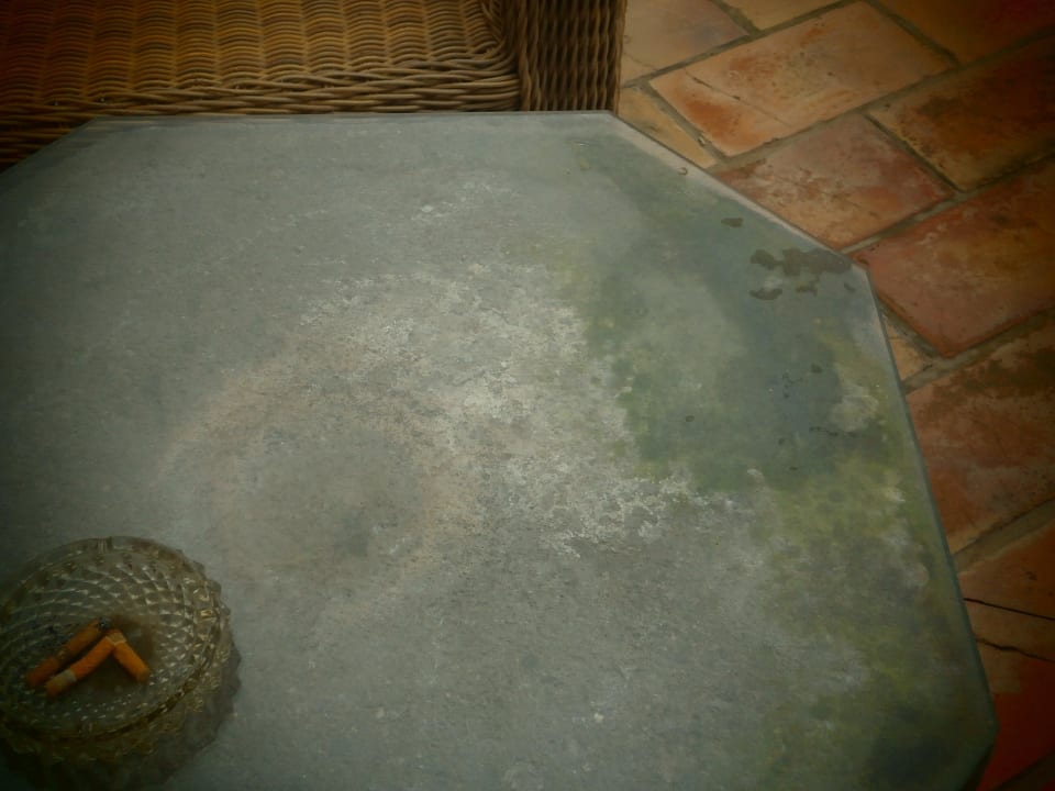 Glastisch wurde in dieser Woche nie geputzt Hotel Rural Hacienda del Buen Suceso