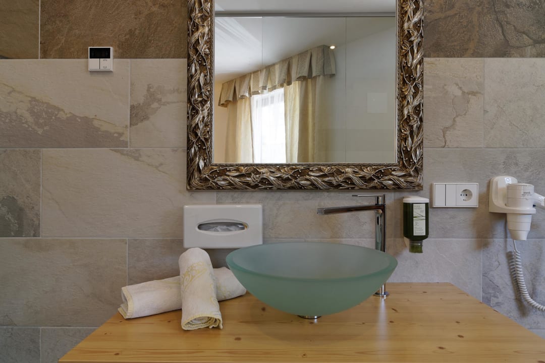 Detail Badezimmer Hotel Leitner