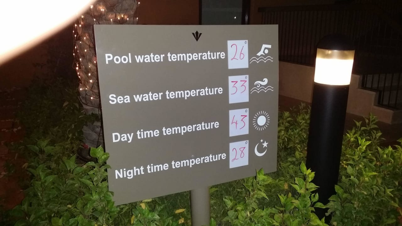 Wirklich warm Rixos Bab Al Bahr