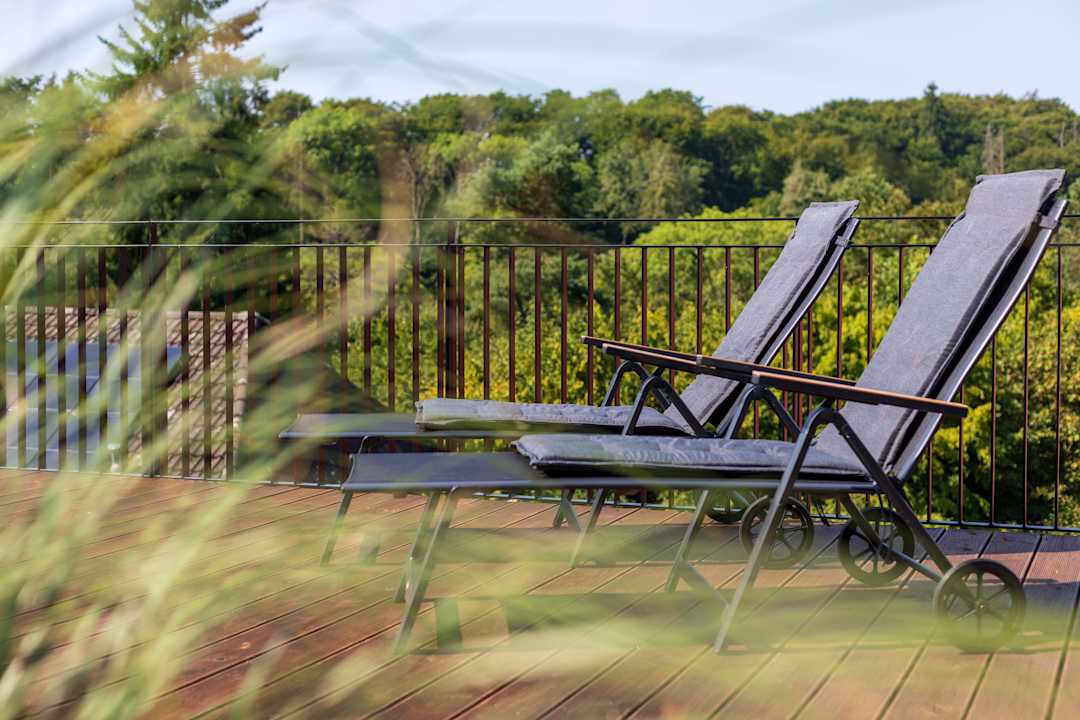 Gartenanlage Overlook Lodge - Ferienhaus Kellerwald Edersee