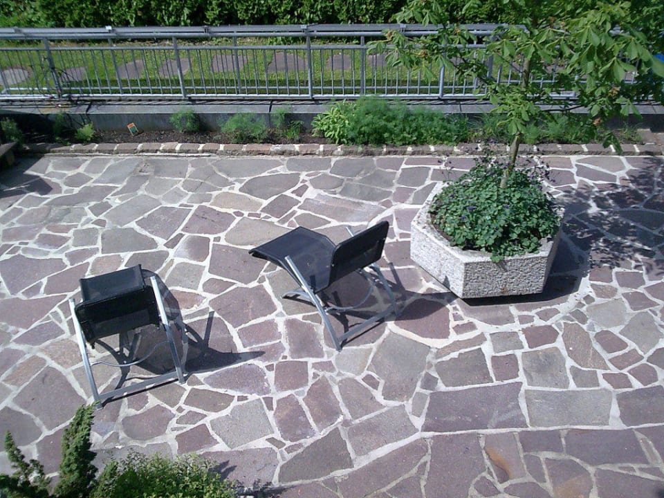 Blick vom Balkon Hotel Rheinischer Hof