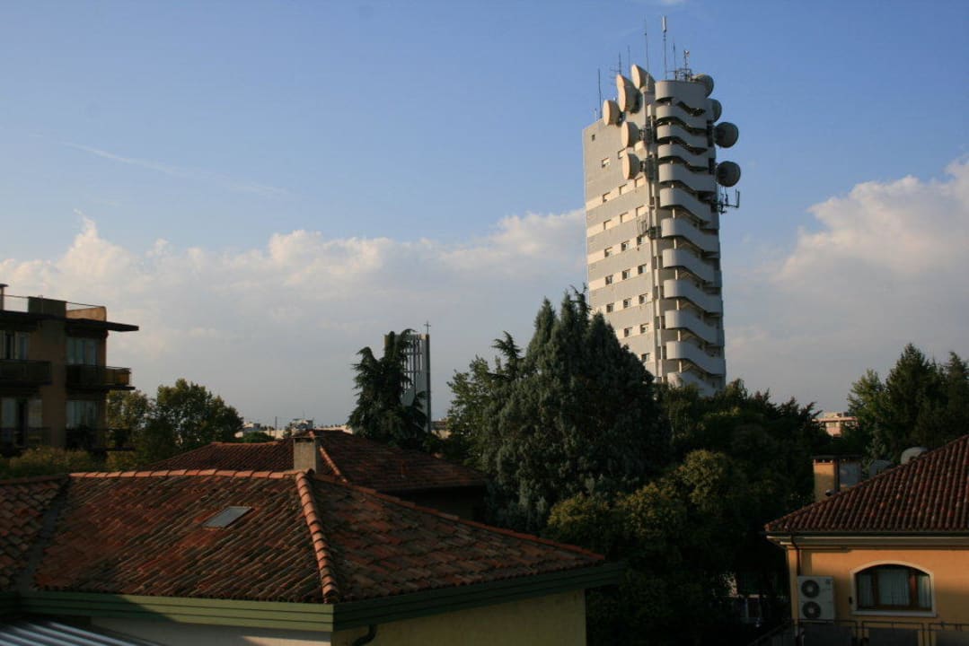 Blick über die Dächer Hotel Apogia Sirio Venezia Mestre