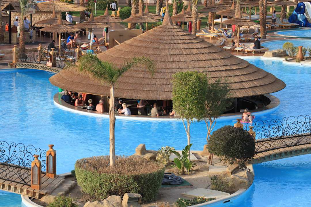 Poolbar von Zimmer aus Pickalbatros Palace Resort