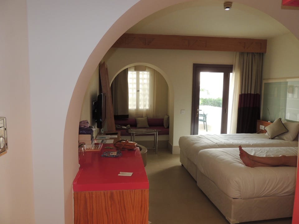 Blick Richtung Balkon Hotel Mercure Hurghada