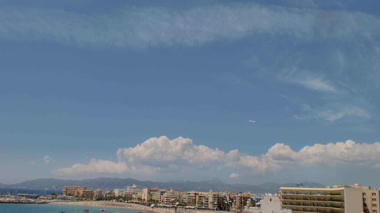 Blick von der Dachterrasse Hotel Edén Palma Playa - Adults Only