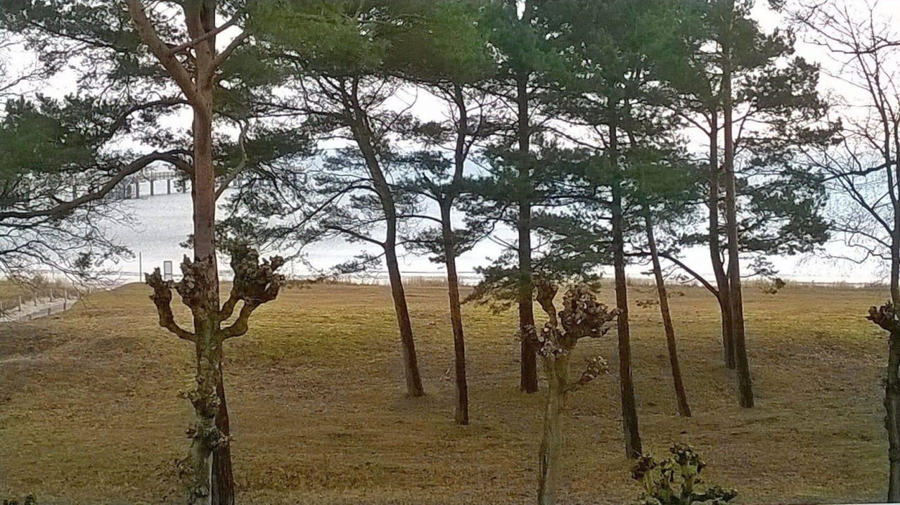 Aussicht am stürmischen Morgen Hotel Imperial Binz