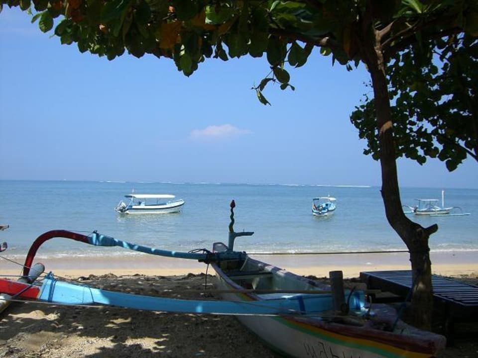 Strand vom Puri Santrian Hotel, Sanur / Bali Puri Santrian