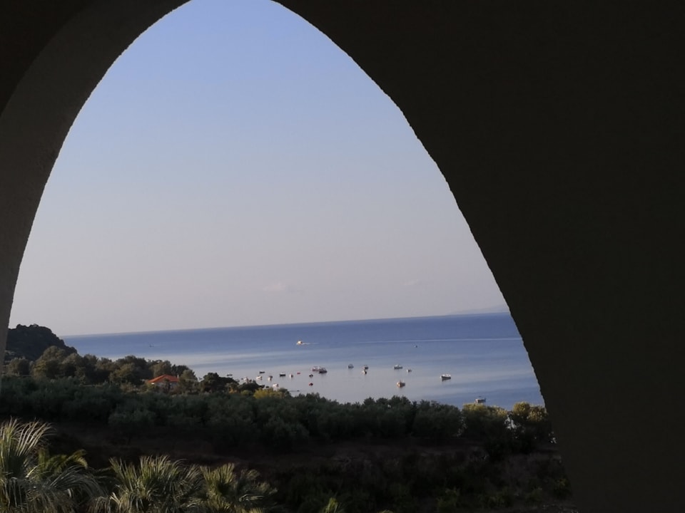 Ausblick Akrathos Beach Hotel