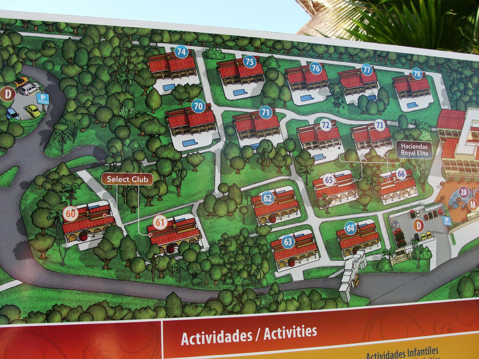 Karte  Sandos Playacar Beach Resort