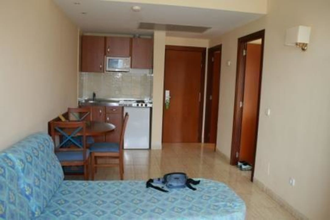 Wohn-Schlafraum mit Küchenzeile allsun App.-Hotel Orient Beach