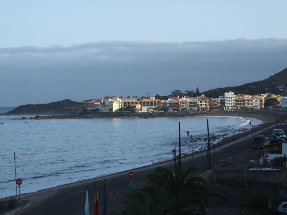 Blick auf La Playa Calera, am frühen Morgen Hotel Gran Rey