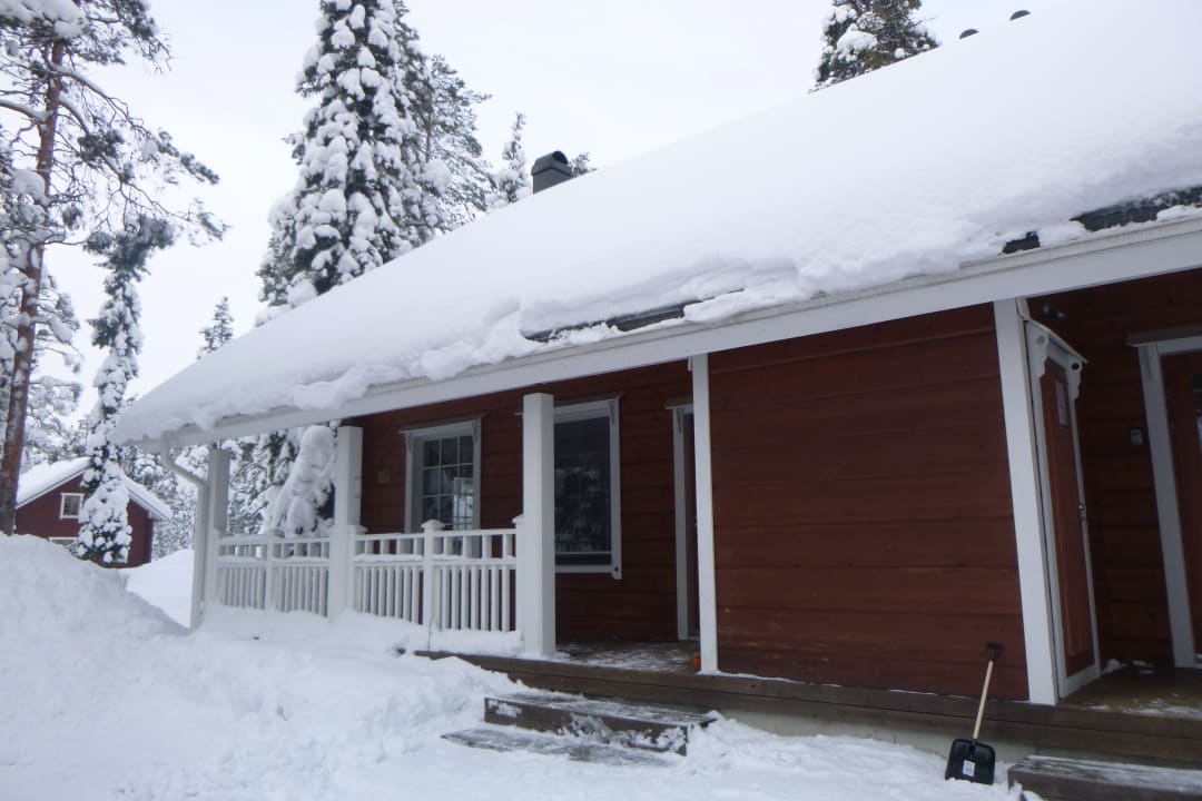 Außenansicht Ferienhaus Ounasvaaran Lakituvat