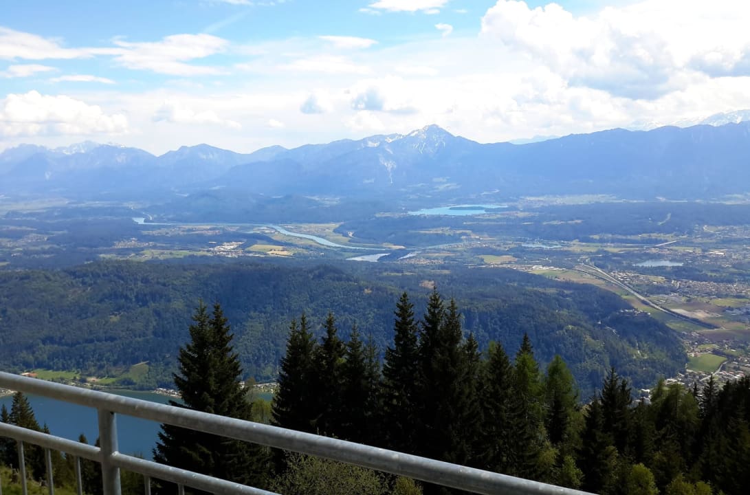 Aussicht vom Balkon Sonnenhotel Zaubek