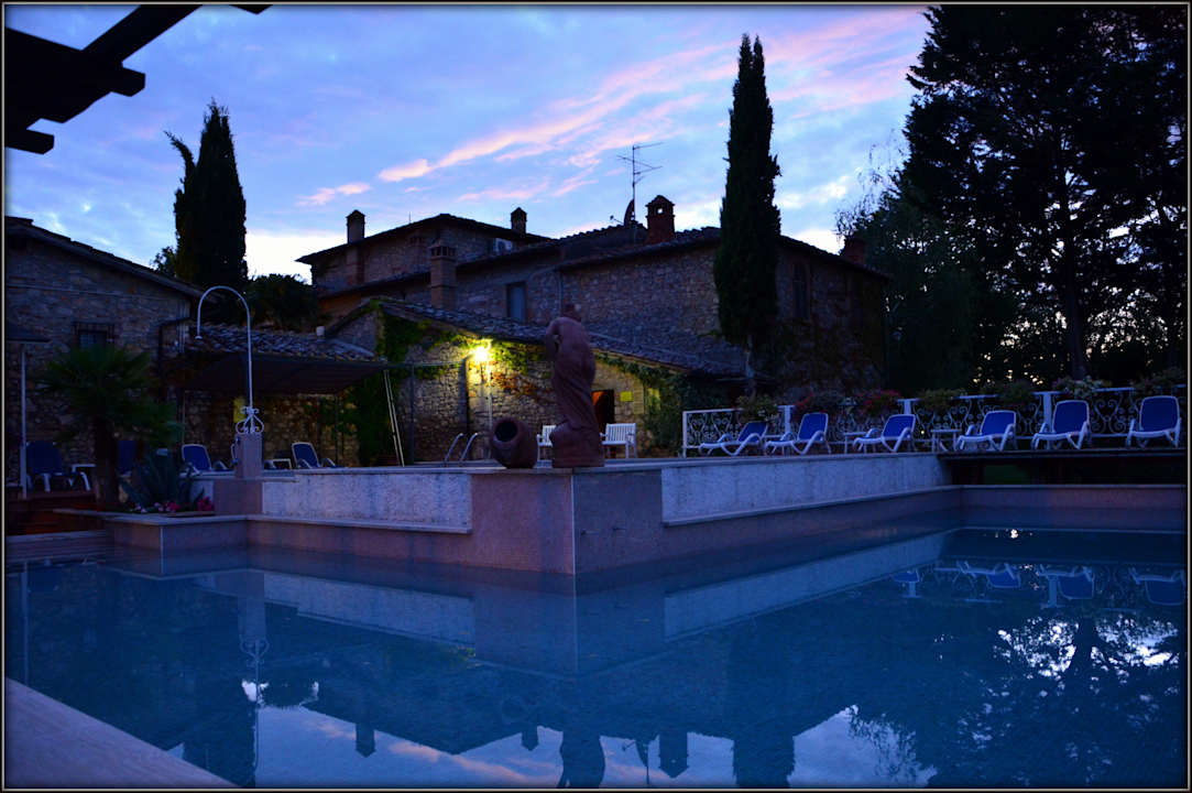 Vor dem Abendessen Hotel Il Pietreto