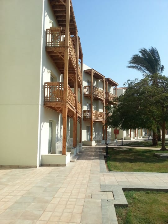 Zimmeranlage von außen Pickalbatros Dana Beach Resort - Hurghada