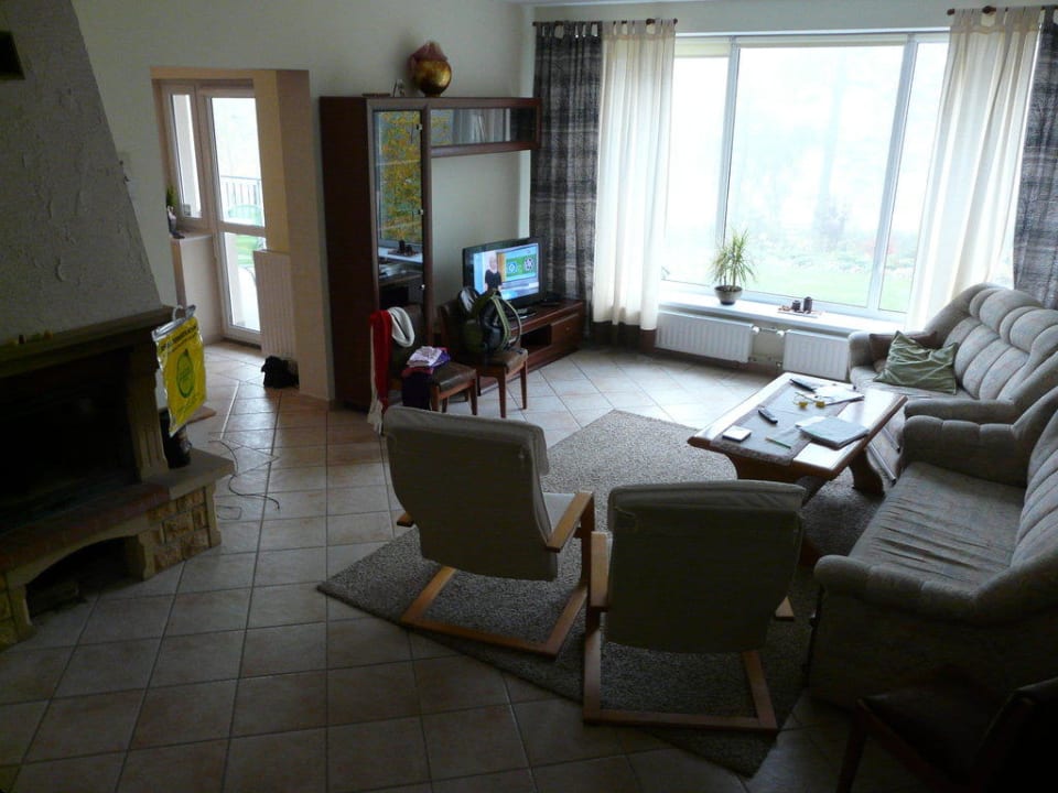 Wohnzimmer Ferienhaus Nowy Mlyn
